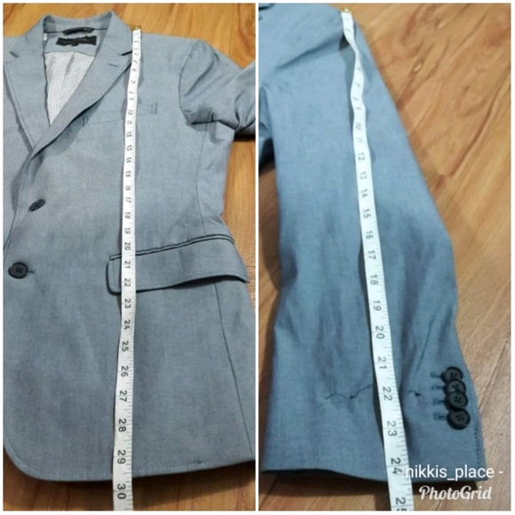 *SOLD* Banana Republic Men's Chambray Blue Blazer - Picture 7 of 8